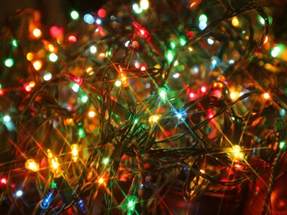 Colorful Holiday Lights