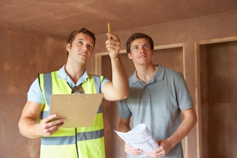 Electricians perform an electrical inspection