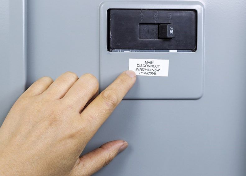 Check the circuit breaker