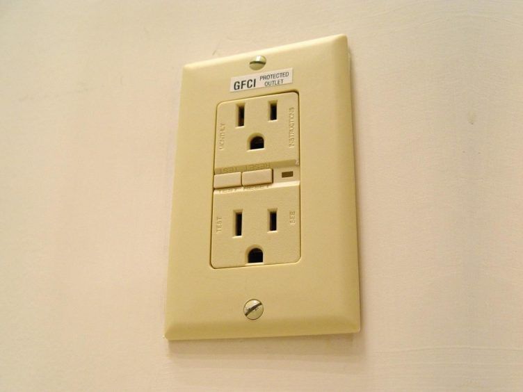 GFCI protected outlet